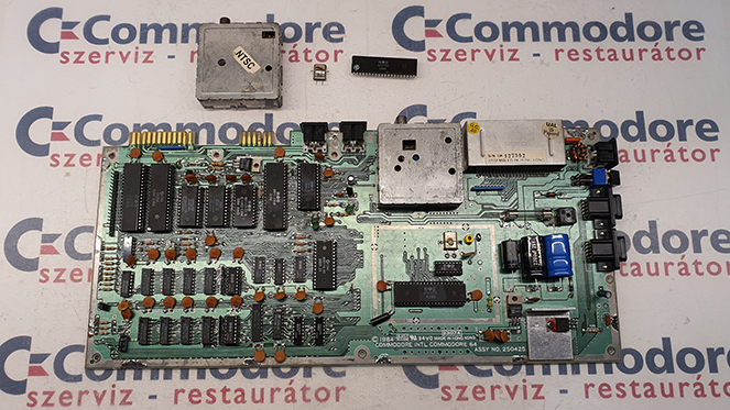 Commodore Service and Restorer Hungary | MOD: Commodore 64 NTSC módosítása PAL -ra